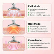 Elmira Skin LED Sculptor device in use on neck and jawline
